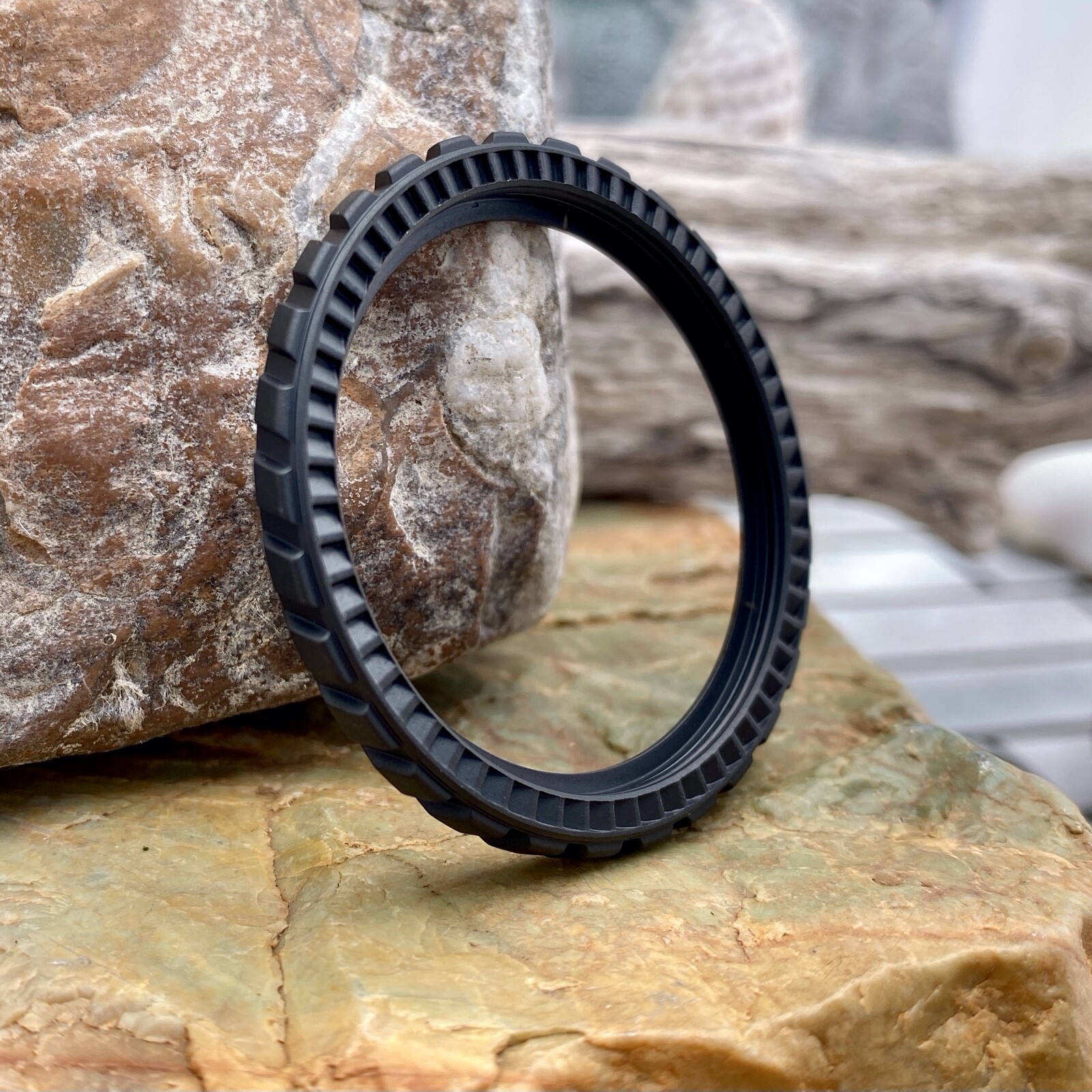 Matte Black Turbine Bezel for Seiko SKX SRPD 120 Click Unidirectional~US Seller