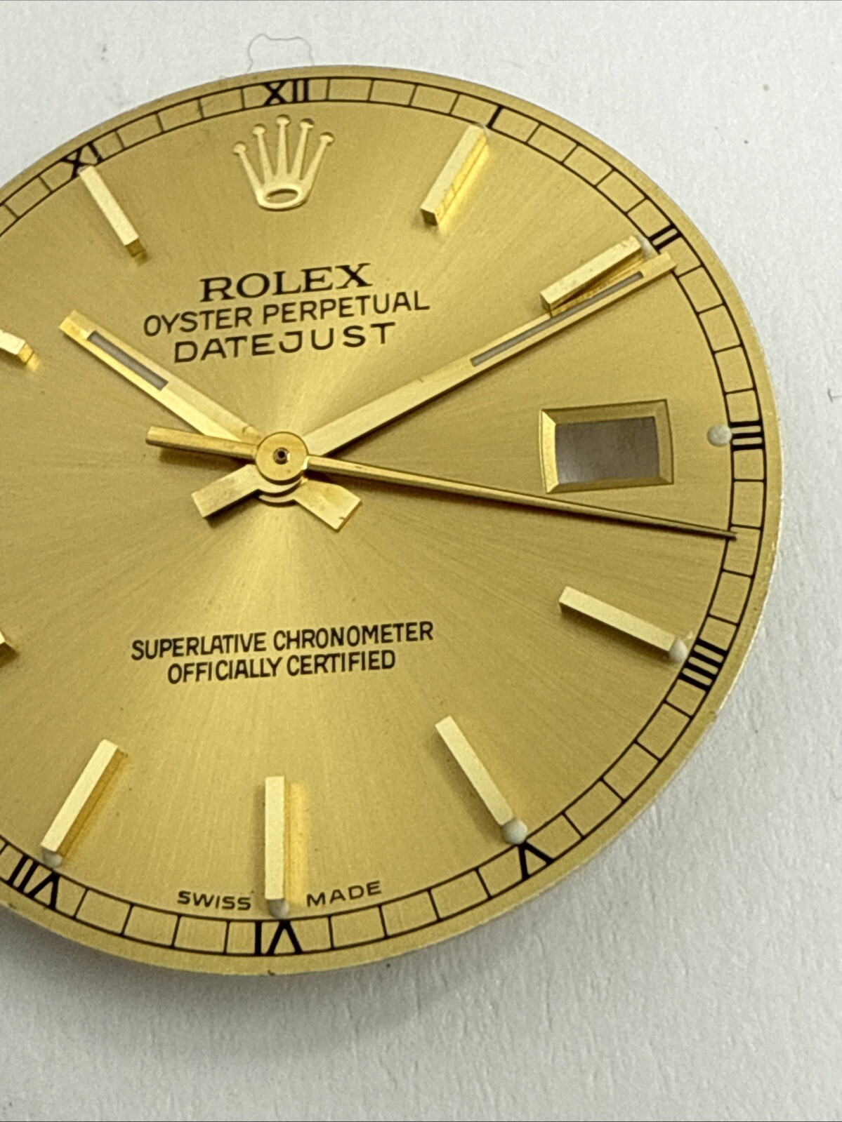 Rolex Factory Champion Dial With Original Hands For 36 mm 16013-16233