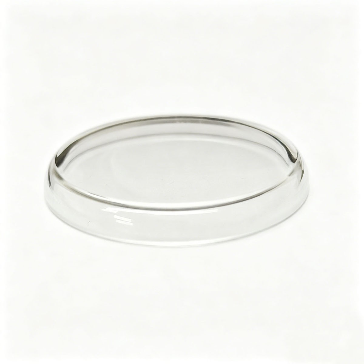 25-34.5mm AR Coated Lid Watch Crystal High Domed Clear Pot Shaped Mineral Glass
