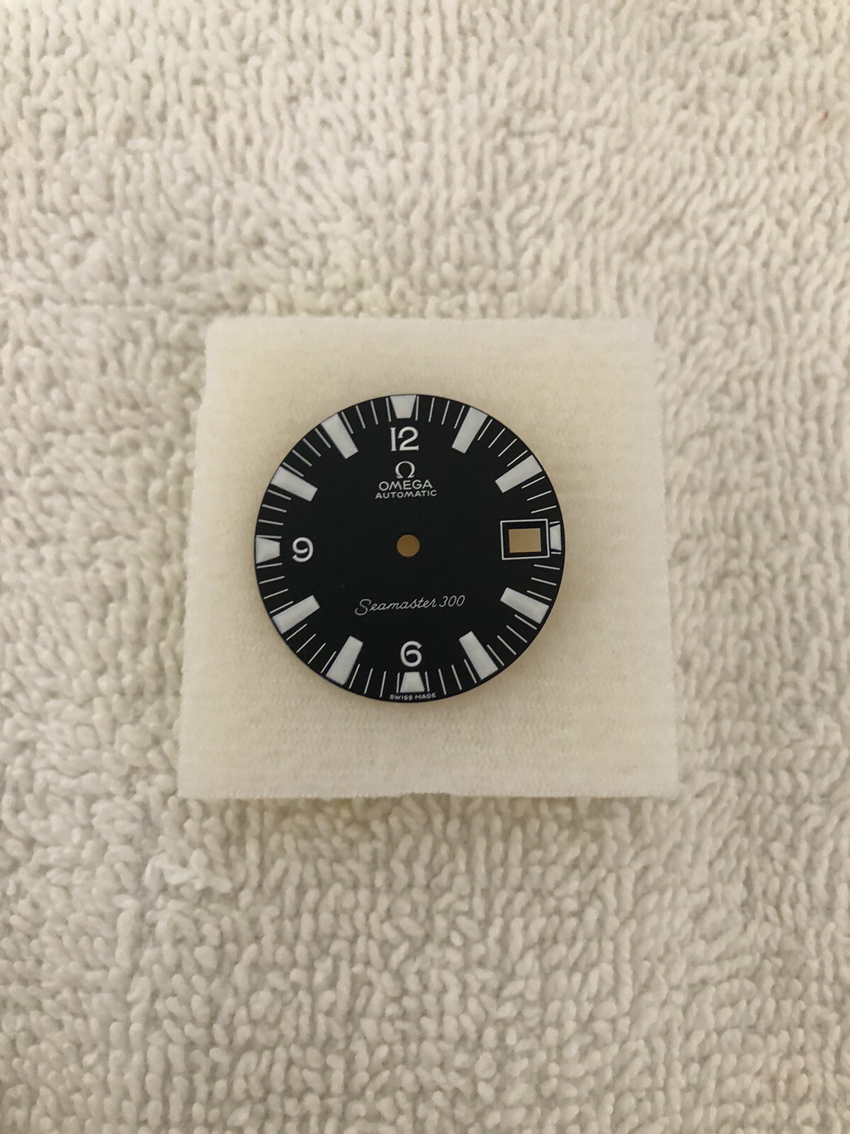 OMEGA 166.024 SEAMASTER 300 WATCH FULL SIZE FACTORY REPLACEMENT DATE WINDOW DIAL