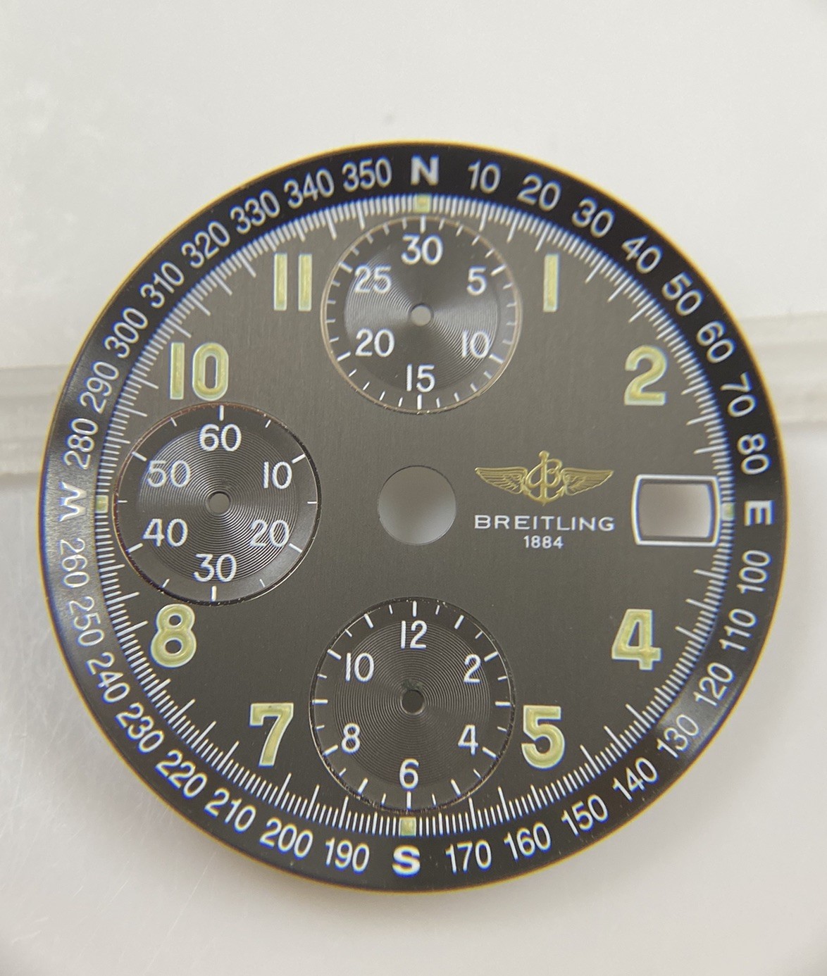 Original Breitling Chronomat Longitude GMT A20048 Cal. Valjoux 7750 Tabacco Dial