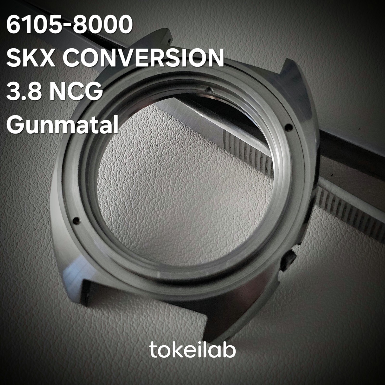 Case SKX007 6105-8000 Conversion / Gunmetal