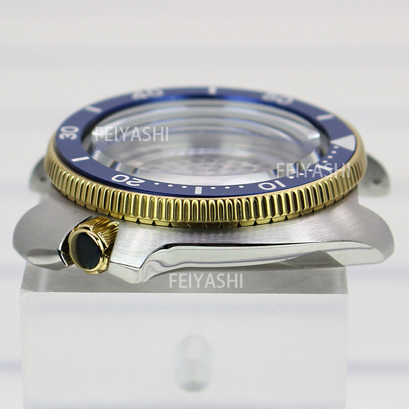 44mm Stainless steel turtle Watch Case nh35 For Seiko nh36 Movement 28.5mm Dial
