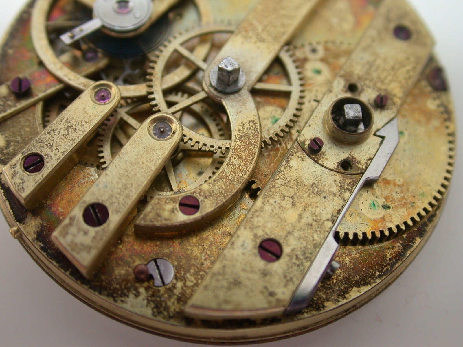 WATCHMAKERS – EARLY KEY WIND, KEY SET, 17 LIGNE POCKET WATCH – 28MR33