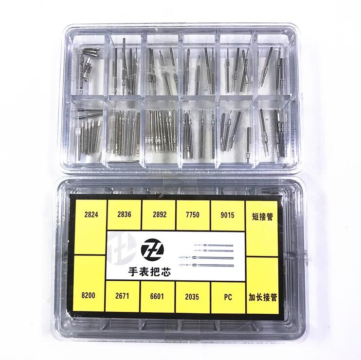 Stainless Steel Watch Winding Stem Assortment For Movement 2824 2836 2892 7750 F