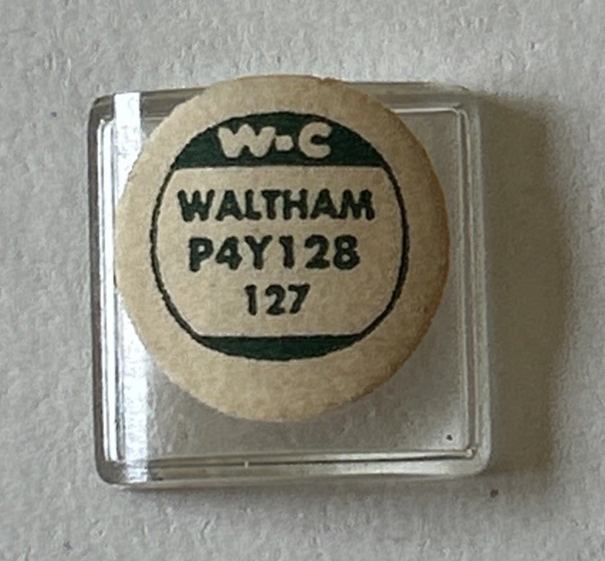 Vintage W-C Watchcraft WALTHAM P4Y128 127 Cylinder Watch Crystal NOS