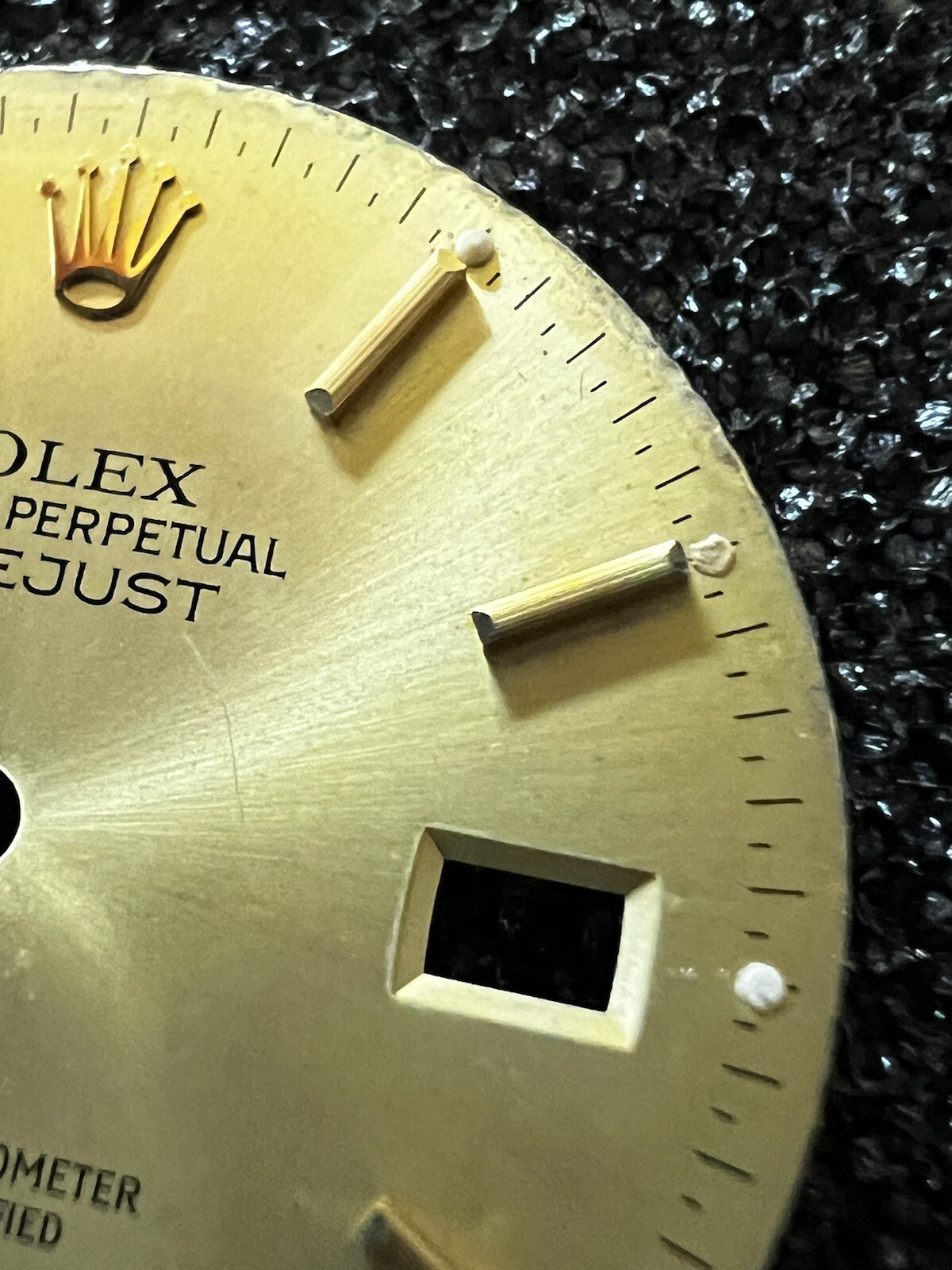 ROLEX 36mm CHAMPAGNE INDEX DIAL FOR DATEJUST 16013 16233 16203