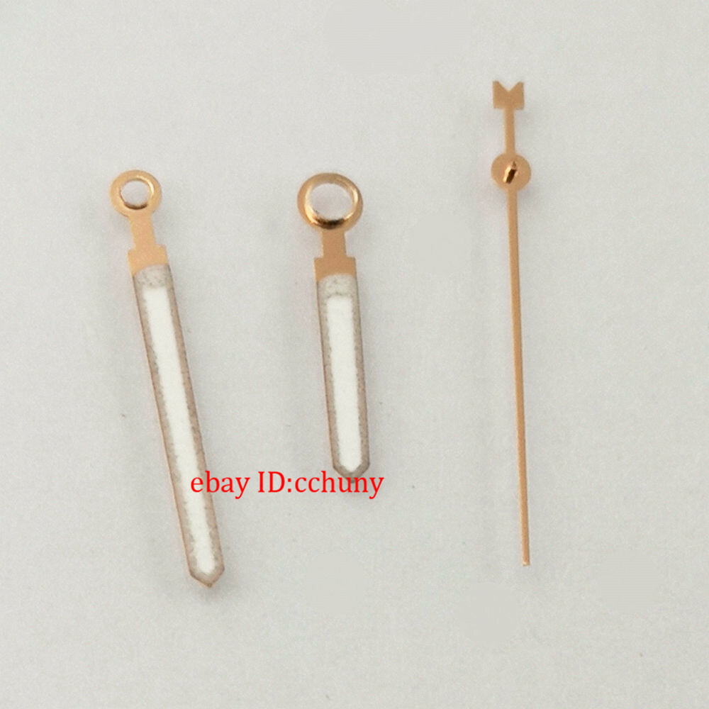 Silver/Rose gold Watch Hands Fit Miyota 8205 8215 821A DG2813 3804 Movement