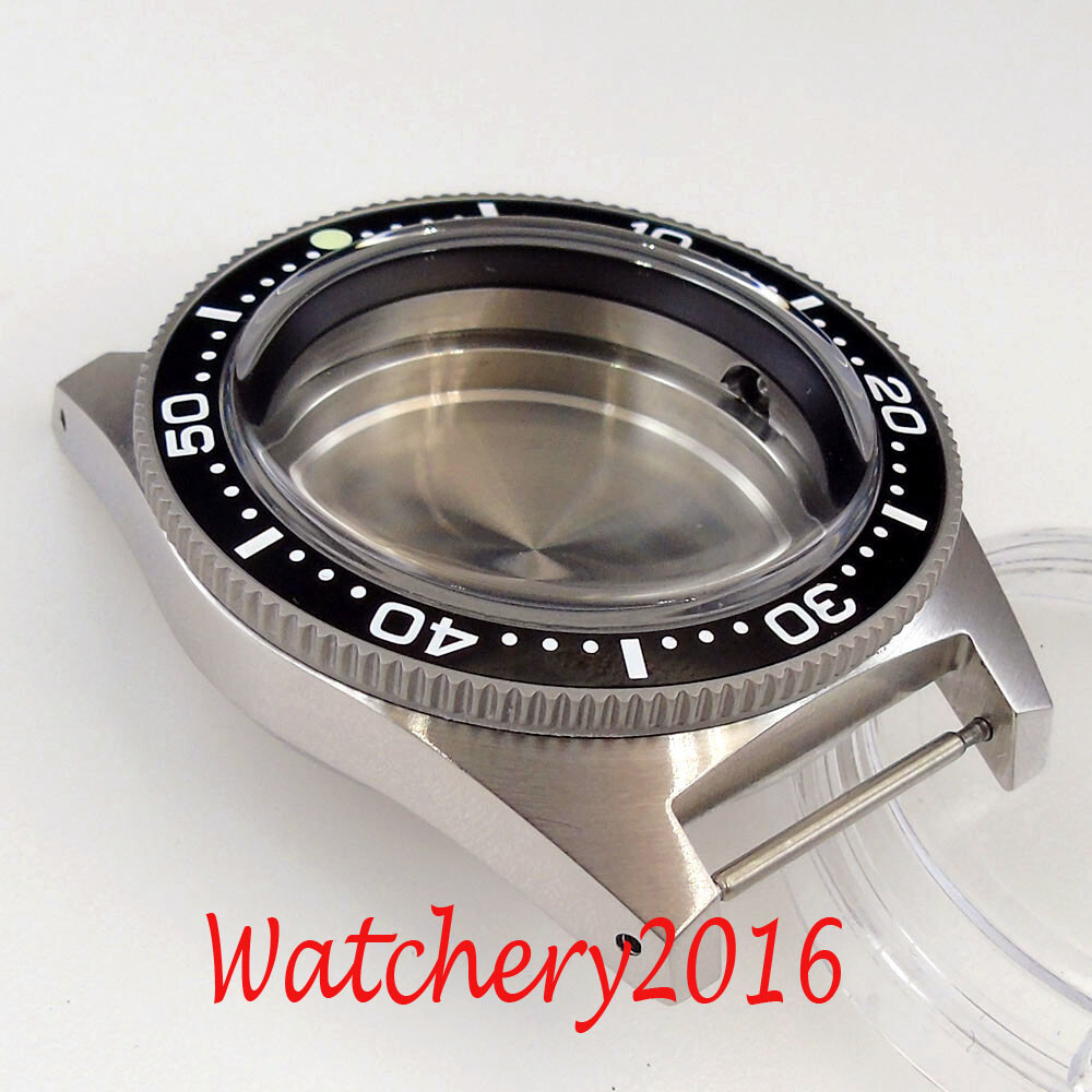 300m Dive 62MAS Watch Case for NH35 NH36 PT5000 ETA2824 Movement Domed Sapphire