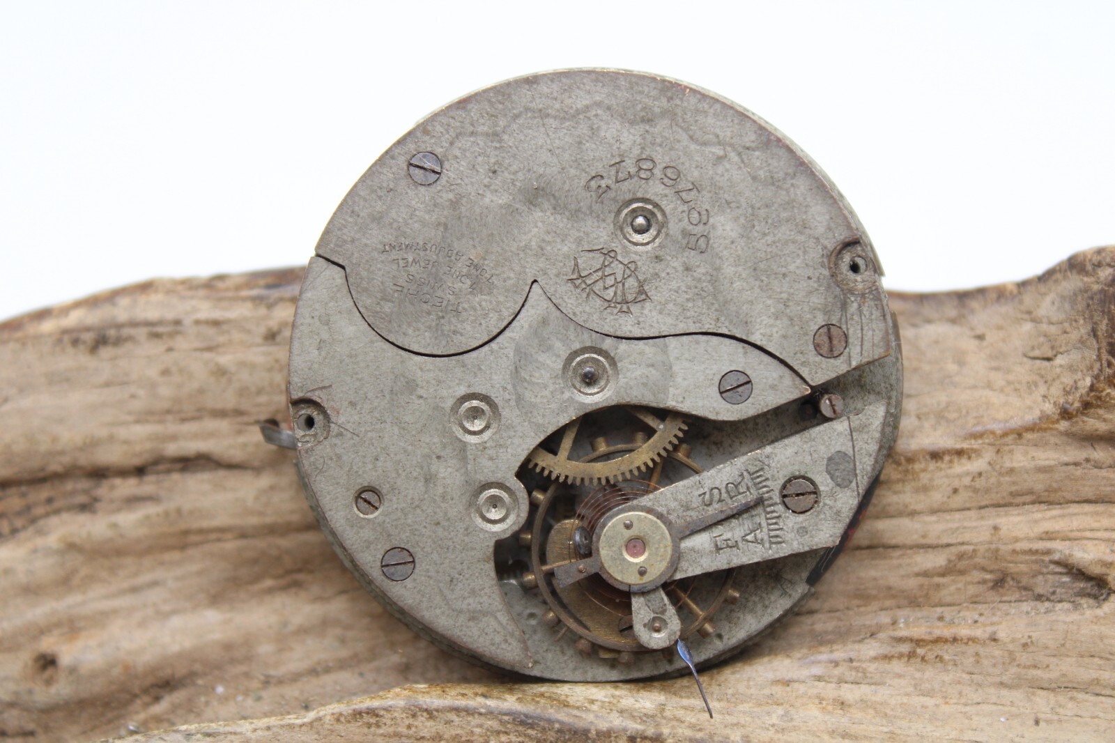 VALLON WATCH Co. 5976873 ANTIQUE POCKET WATCH MOVEMENT (FG2)