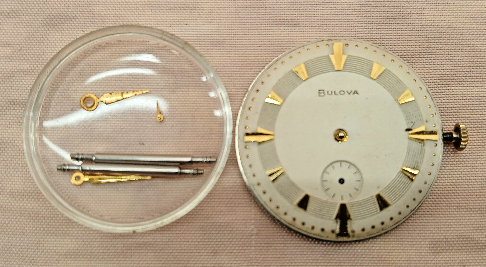 Vintage Watch Lot Galaxie Elgin Bulova 11AC Parts Repair AS IS
