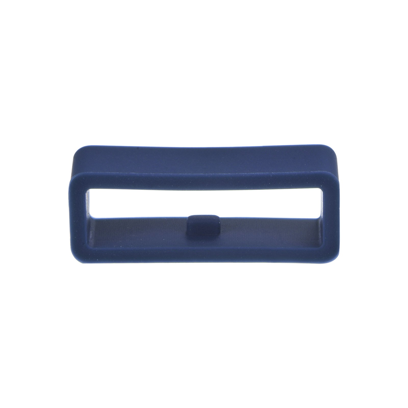 6pcs Watch Strap Loop Fastener Rings 20mm Rubber Watch Holder Keeper Navy Blue