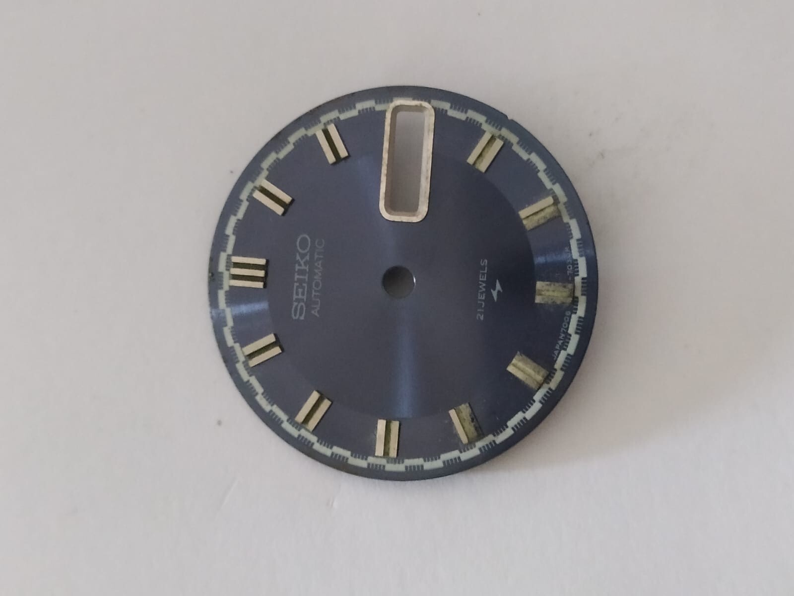 original Seiko 7006-7030 Rally Dial Blue Fit For All Seiko 7006 27.50mm Used