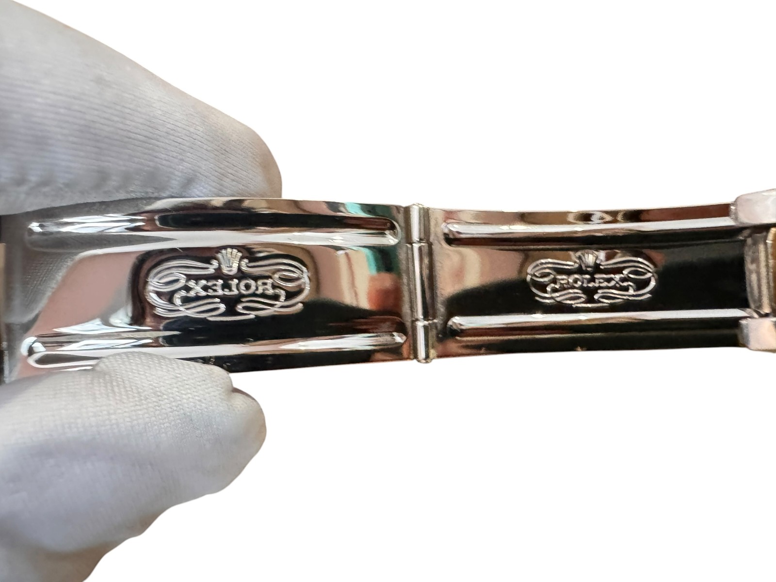 Used 18K Steel/Gold Oyster Bracelet for Rolex (code 78393A X5) STeel Gold