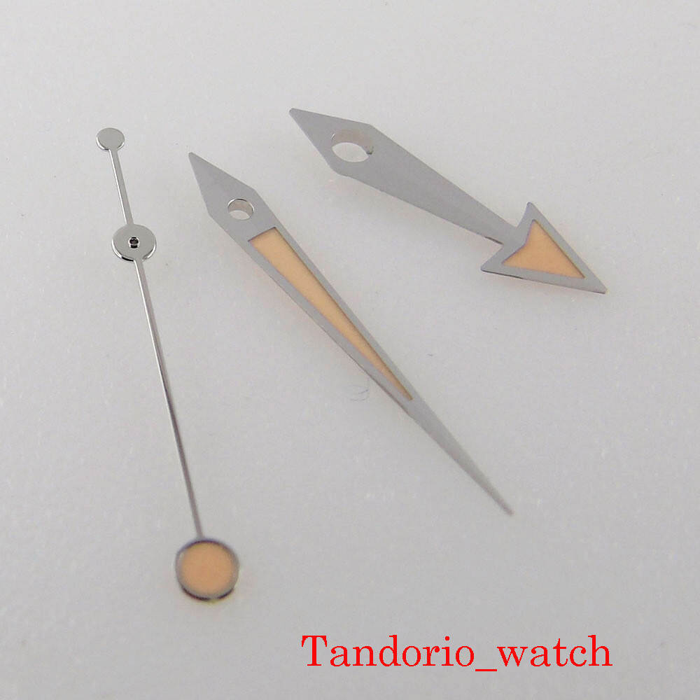Corgeut Watch Hands Needles Set Parts Green Luminous For NH35A NH36A MIYOTA 8215