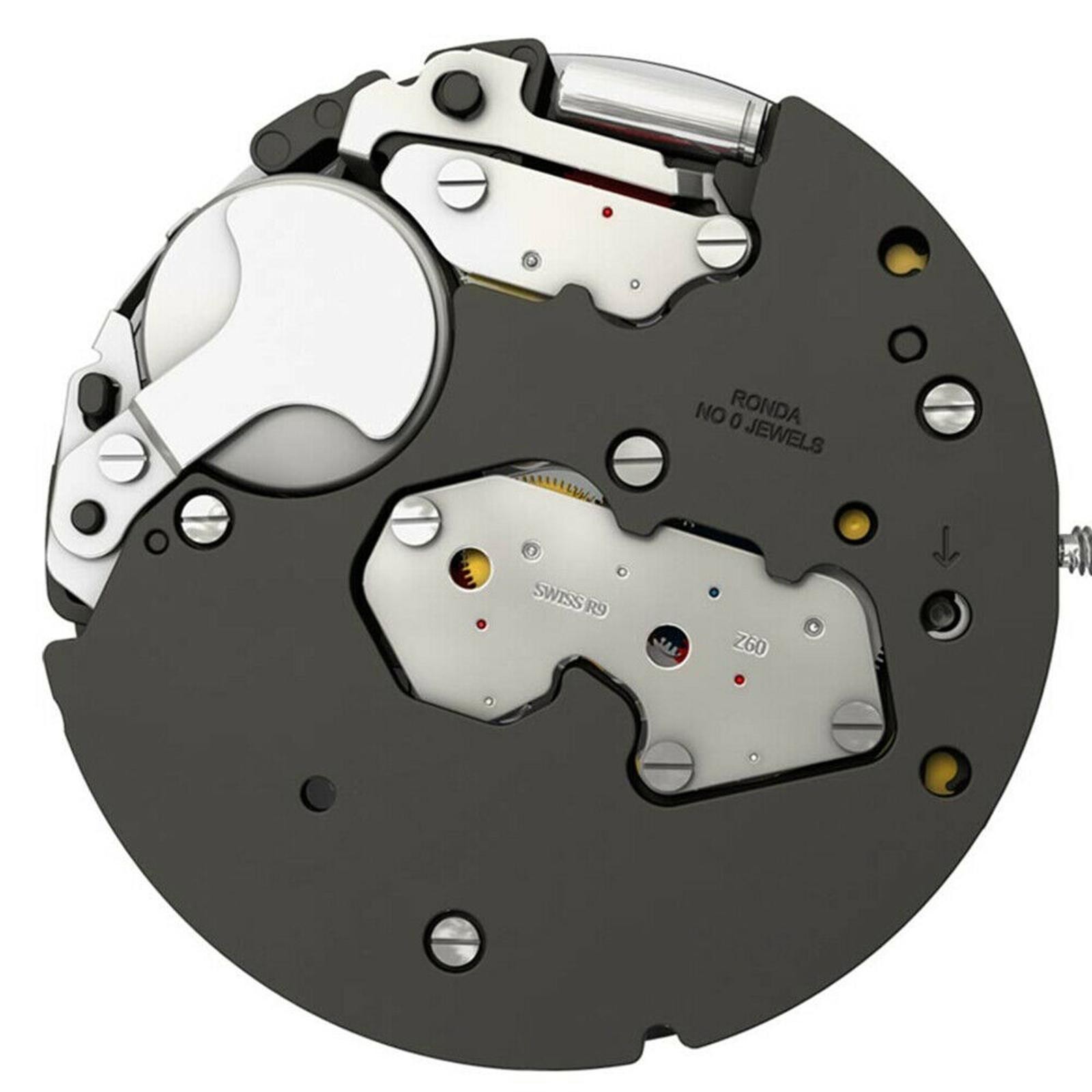 Date @ 4 Quartz Watch Movement With Stem Replacement Parts For Swiss Ronda Z60