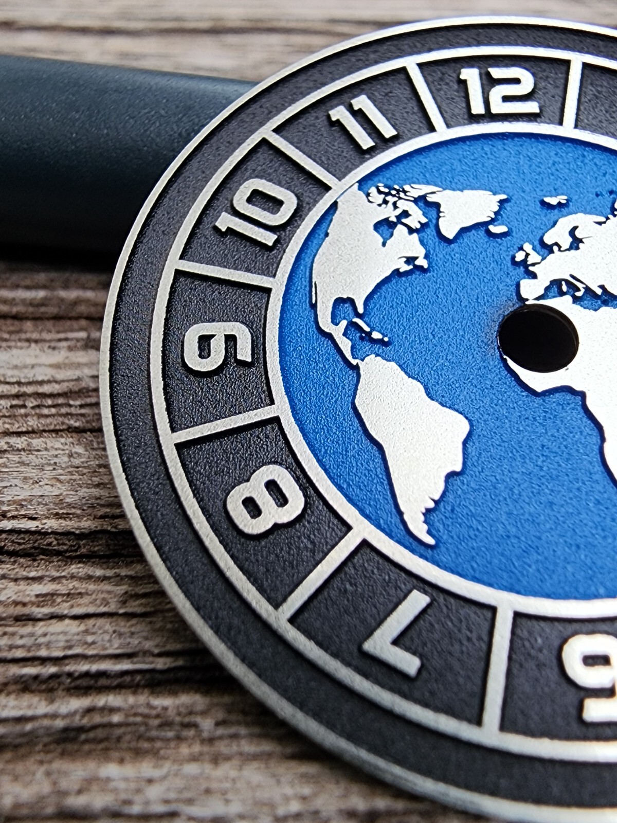 Custom-Made Laser Engraved Watch Dial | The WORLD – Order any designsize