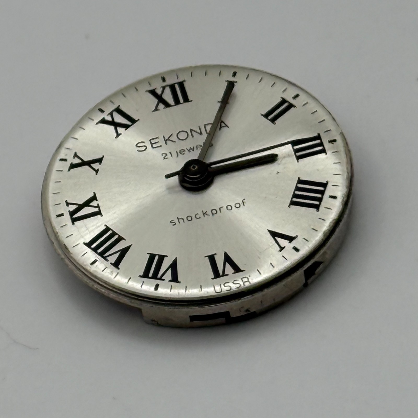 Sekonda Watch Movement 21 Jewels Shockproof Manual Wind Parts Repair 19.9mm
