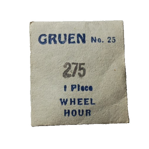 Gruen 275 Hour Wheel watch part #250/GRU 275