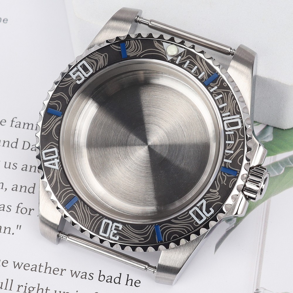 Sapphire Crystal NH35 Watch Case 40mm Steel For NH35 NH34 NH36 NH38 28.5mm Dial