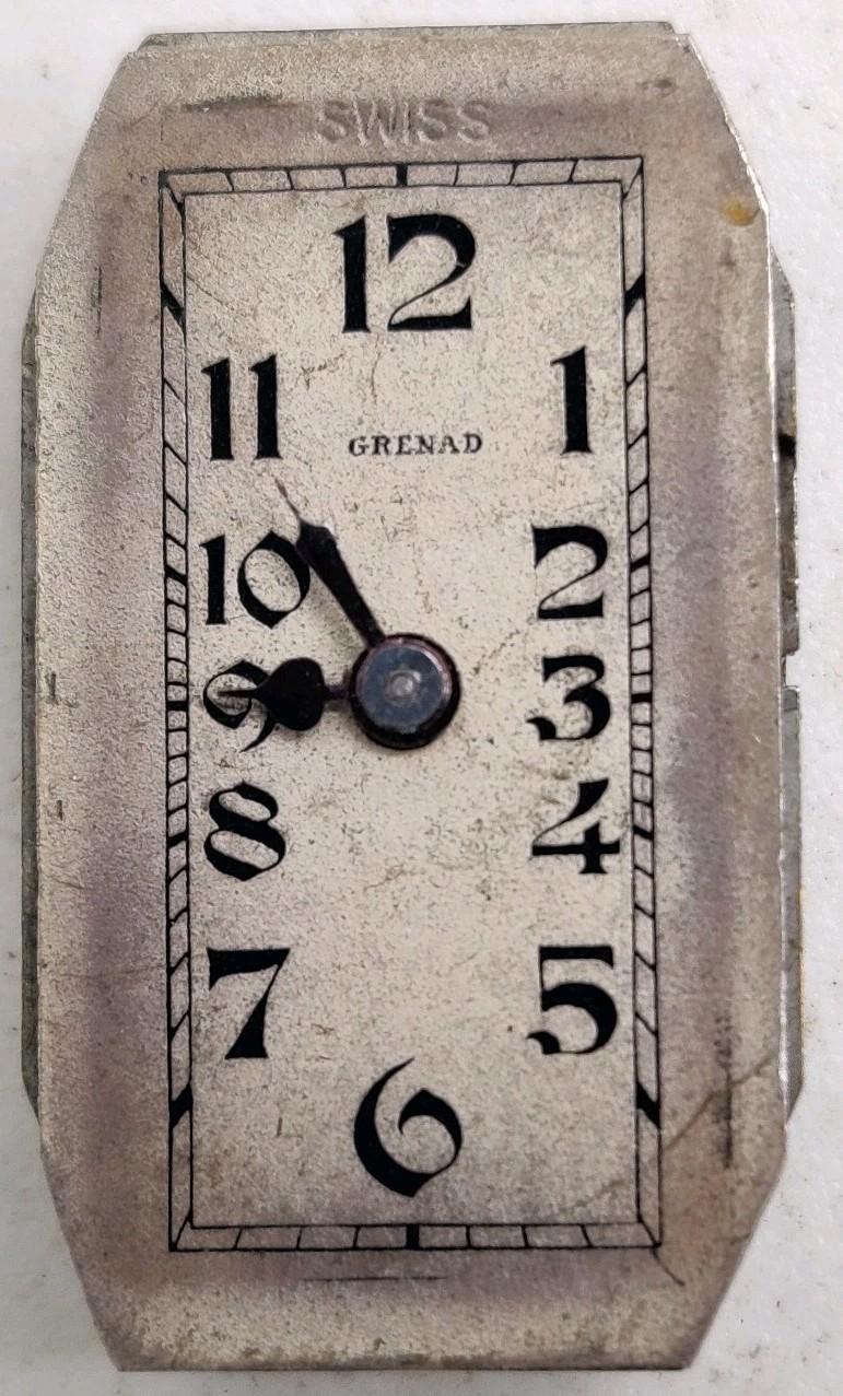 Vintage Grenad Frey C-20 High Grade 15 jewel watch movement Runs For Repair