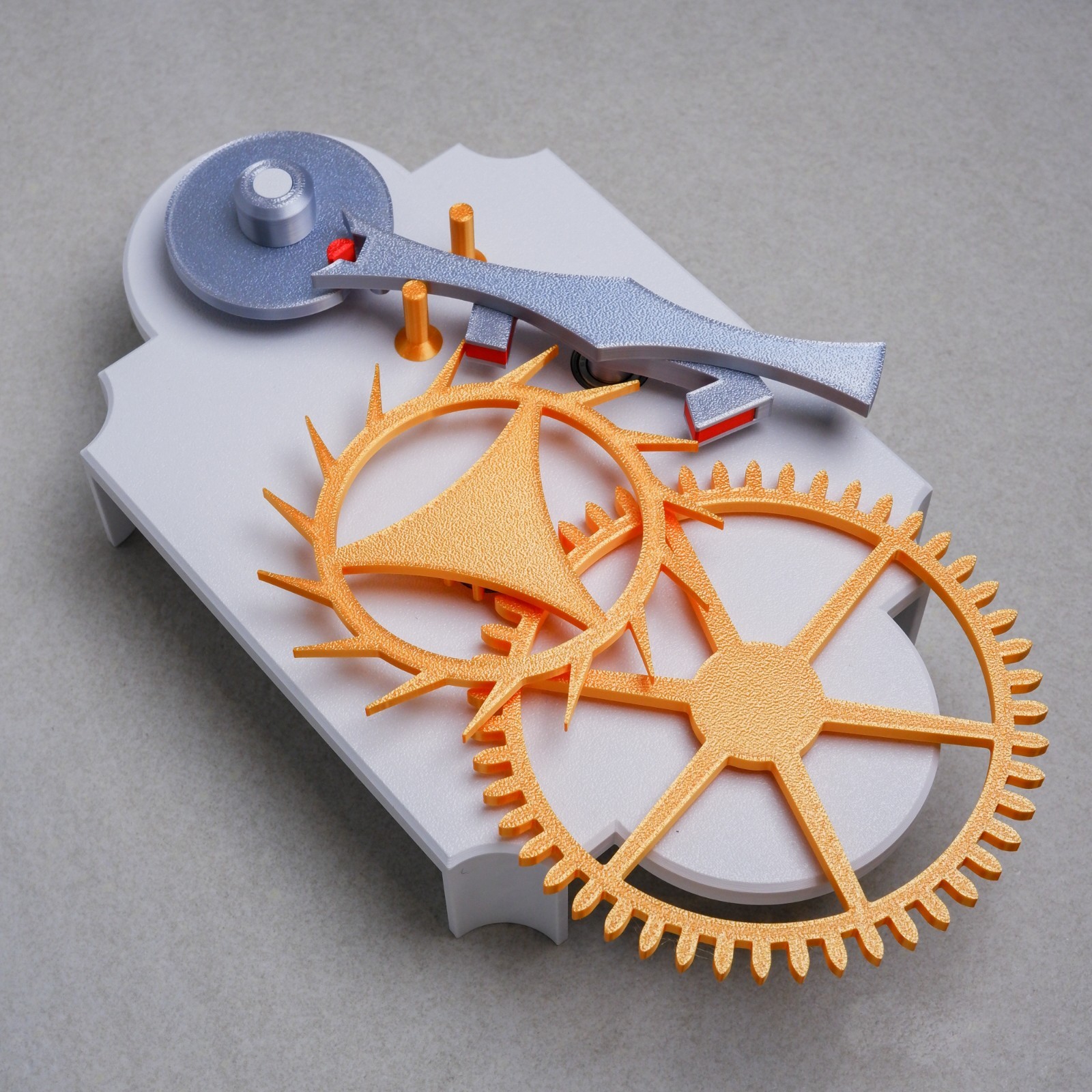 English Lever Escapement Demonstration Model