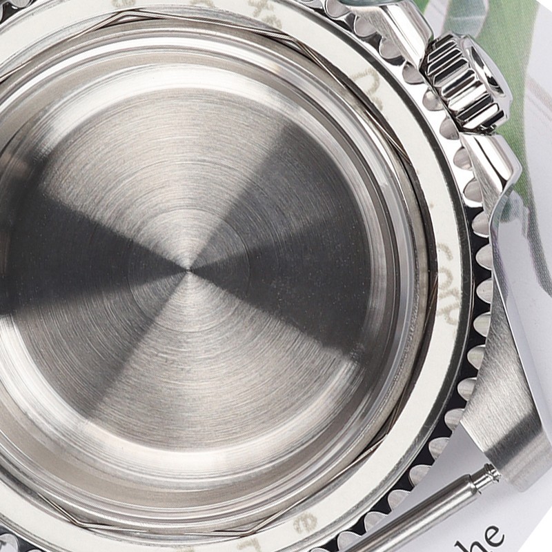 Rotating Bezel 40mm Oyster Watch Case Silver Sapphire 10ATM For Seiko NH35 NH36