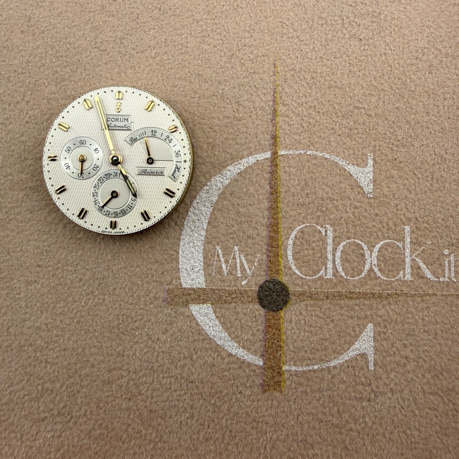 Corum Autom 25mm Watch Movement Power Reserve 26mm Dial Working