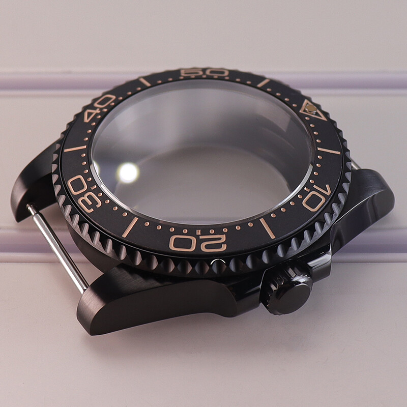 Watch Repair 40mm Dive Case Sapphire Glass Fits Seiko NH35 NH36 NH38 Movement