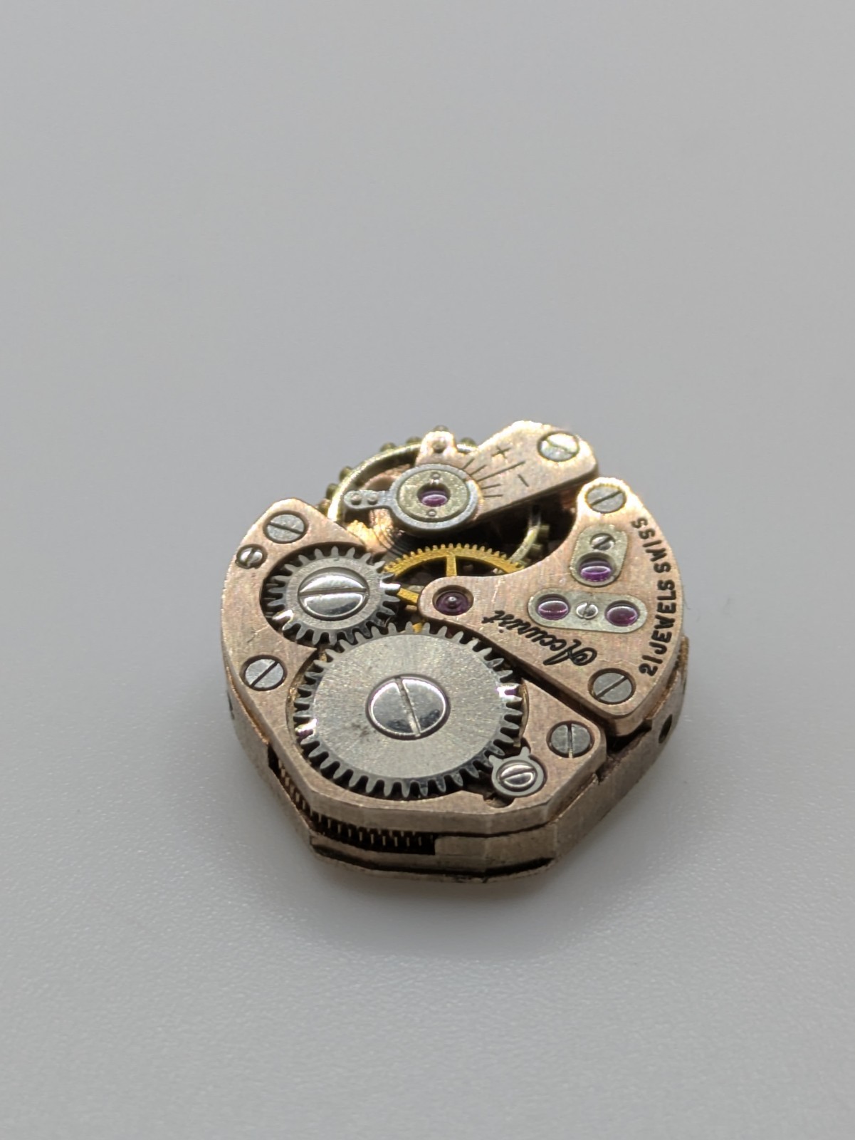 Accurist FHF 60 Manual Wind Watch Movement UNTESTED 21 Jewels Swiss 15.3mm