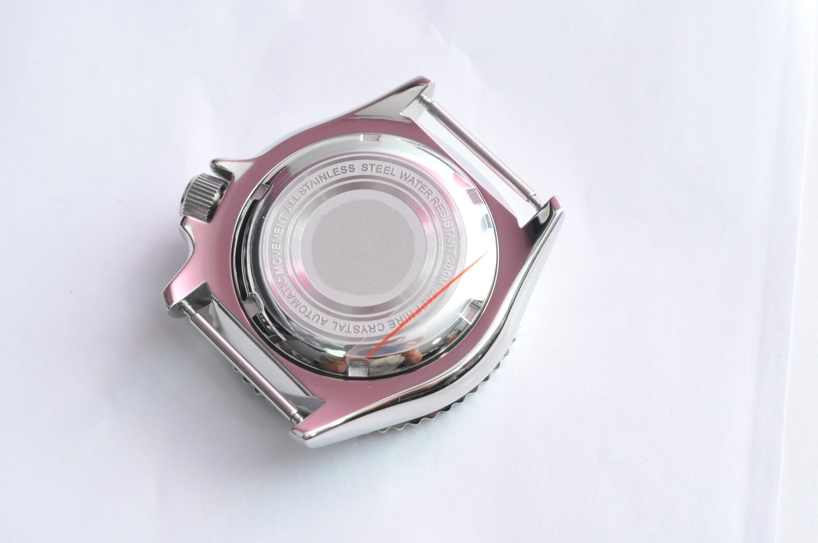 41MM Stainless Steel Sapphire Glass Solid Diving Watch Case For NH34/35