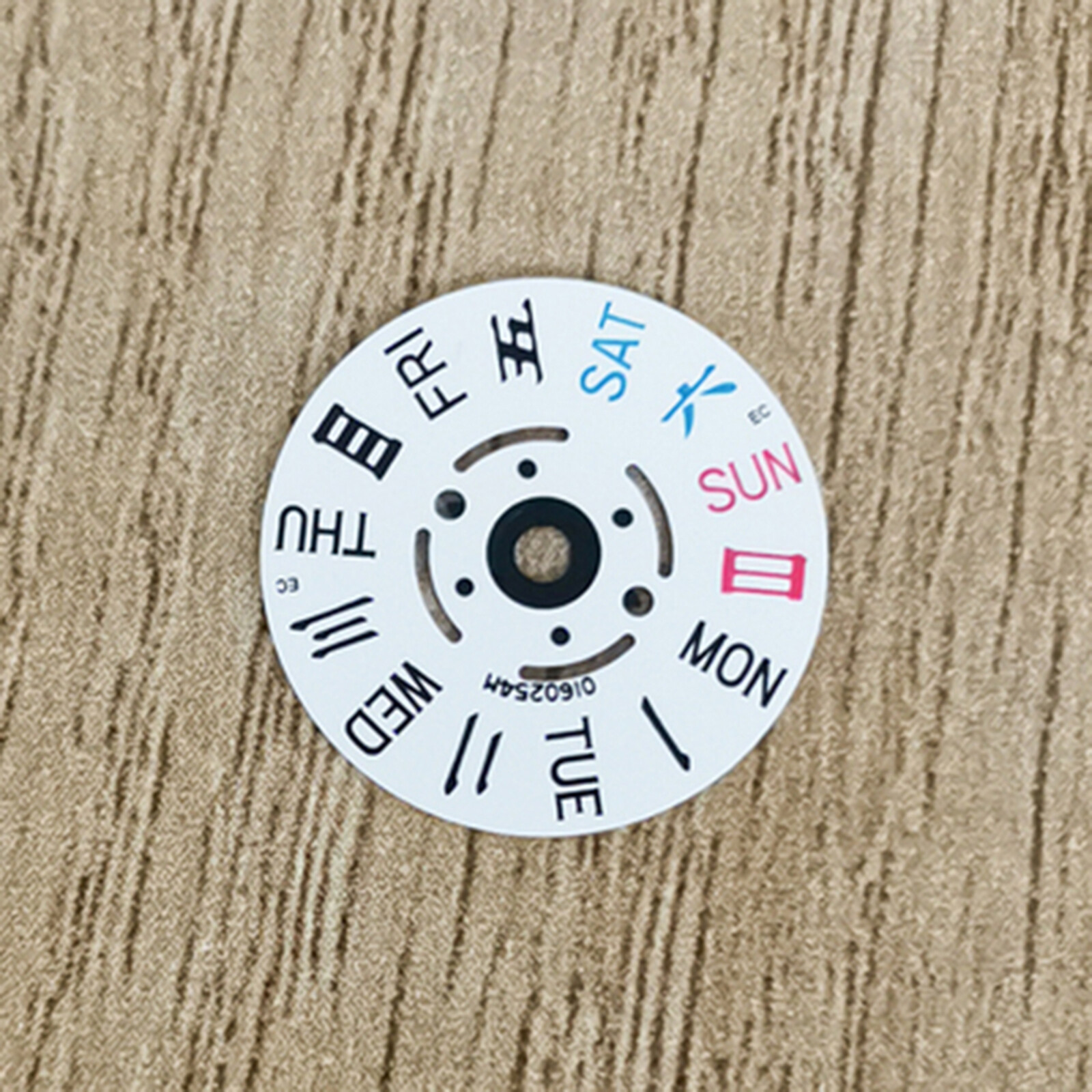 For Japanese NH36 Movement Chinese-English Week Date Wheel Watch Accessories