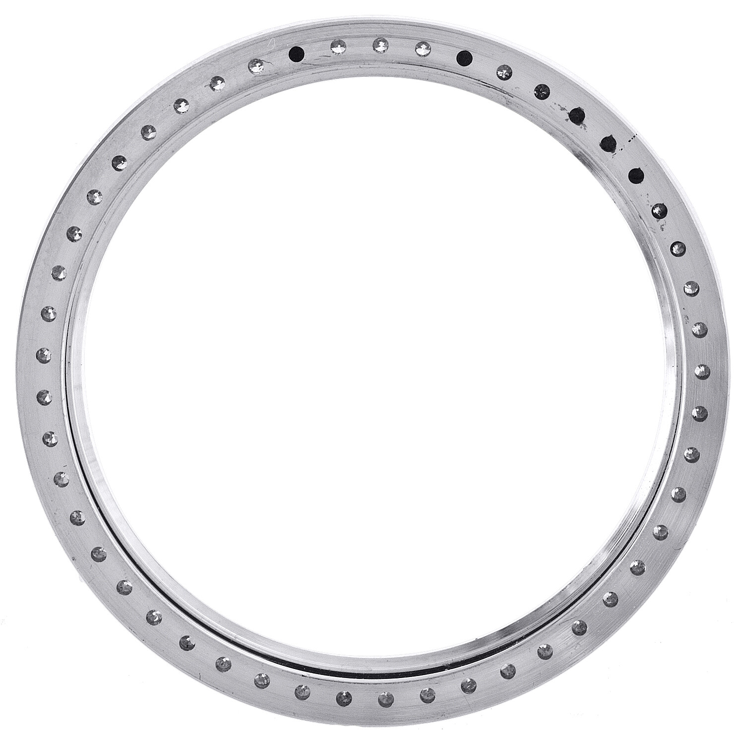 Real Diamond 3 pts. Bead Set Bezel For 34mm Midsize Rolex Air-King Watch 1.50 CT