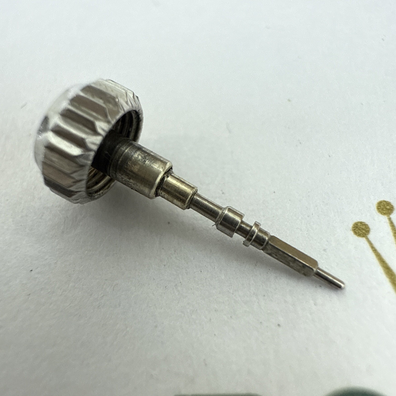 GENUINE Rolex 1130 1135 1160 1161 1165 6697 Stem, S. Steel Rolex Crown Perfect