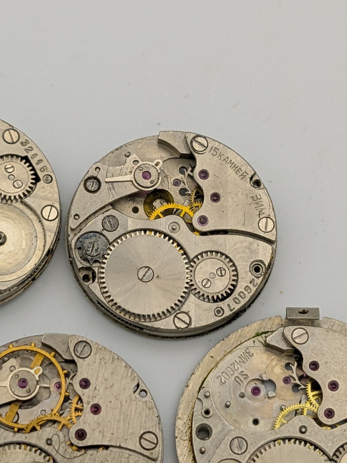 ZiM Pobeda 2602 Movement Soviet USSR For Parts Or Repairs