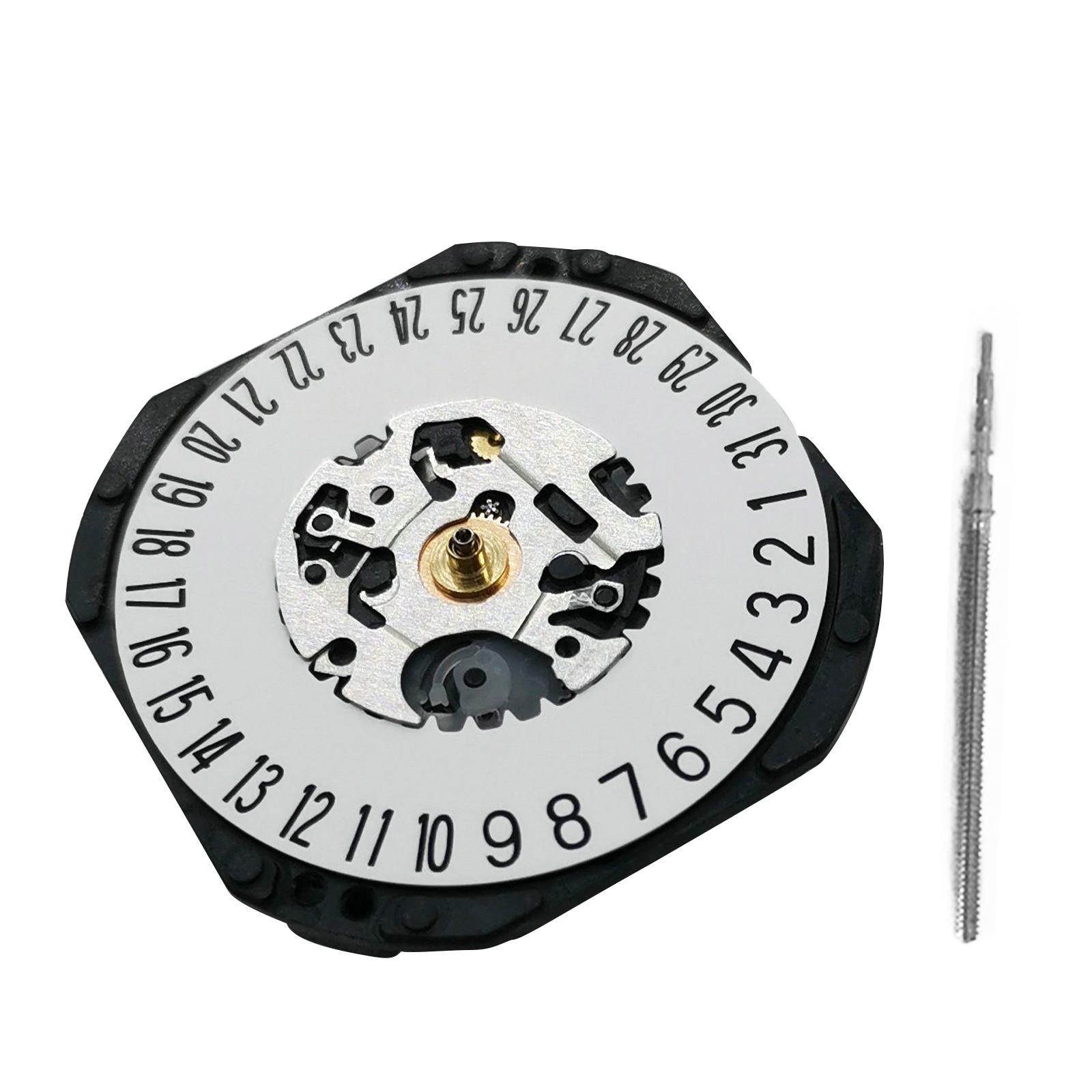 Quartz Watch Movement W/ Stem& Battery Replacement Part For Japan Miyota VX32E