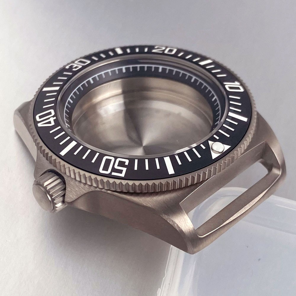Titanium 42mm Tactical Frog 20ATM Dive Watch Case Sapphire Fit NH35 NH34 Ceramic