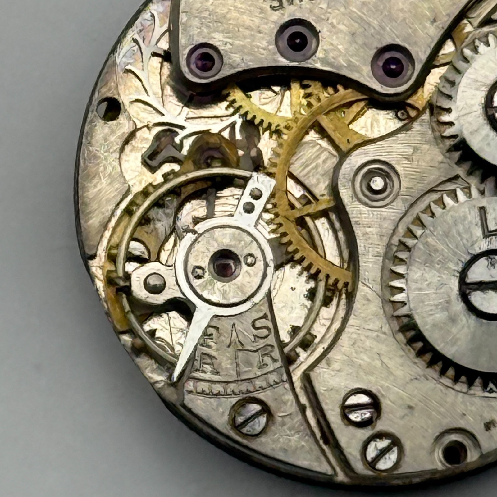Lanco Watch Movement 15 Rubis Swiss Manual Wind Vintage Parts Repair 19.6mm