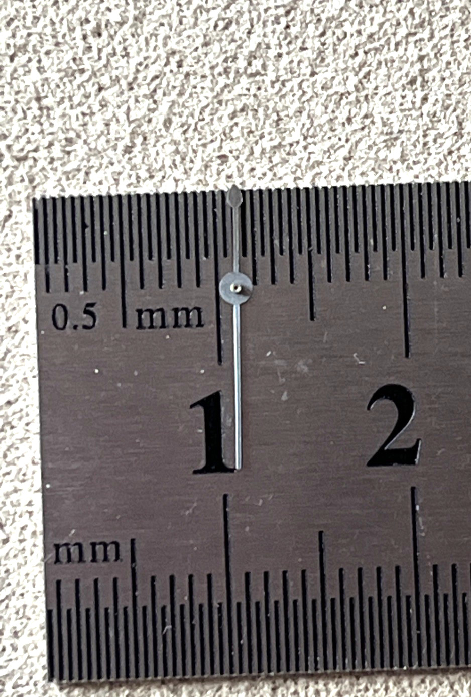 Waltham Watch Second Hand Silver / White 10 mm Total Length 15 mm