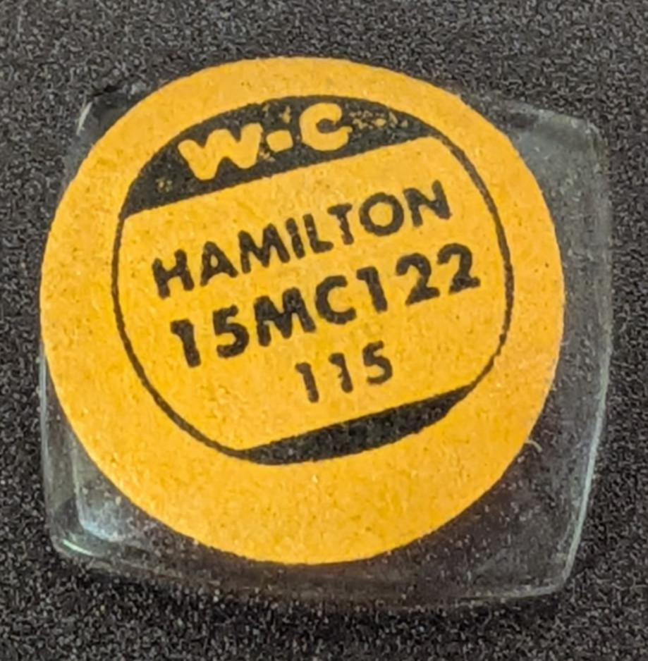 NOS W-C Watch Craft 15MC122 Hamilton Mineral Glass Domed Crystal 12.2 x 11.5MM
