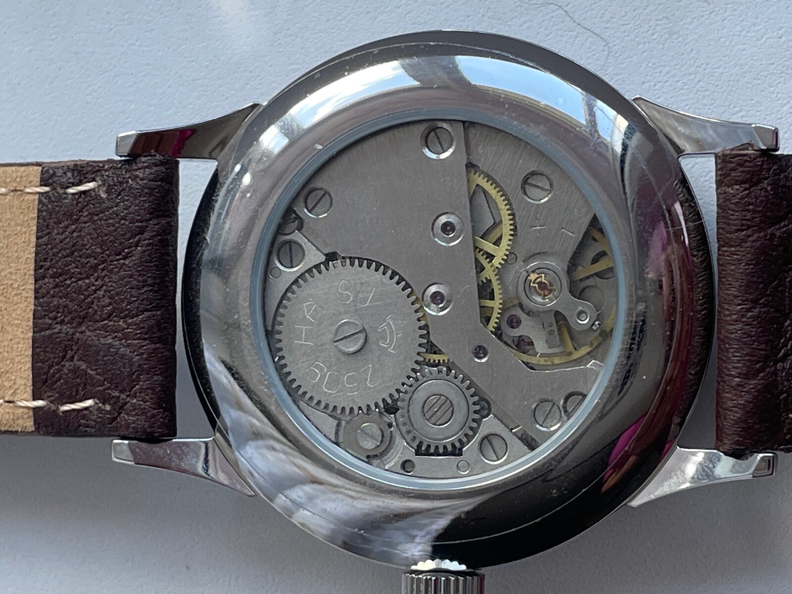 RAKETA 2609 HA mechanism USSR case steel MANS WRISTWATCH NEW marriage
