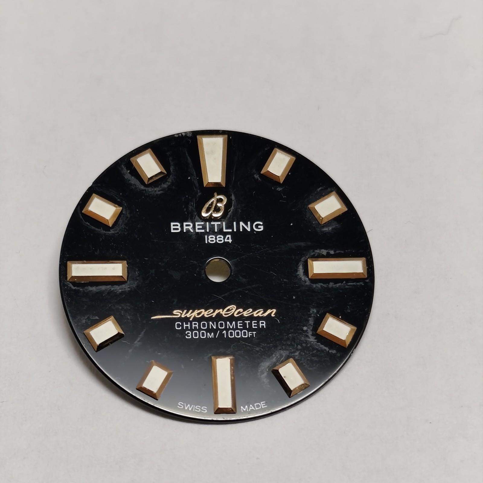 26 mm Breitling Watch Dail Swiss Made, PARTs Part REPAIRS #Y2