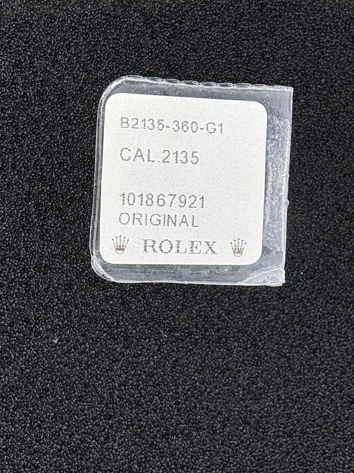 Genuine Rolex Caliber 2135 Sweep Second Wheel Part B2135-360-G1 New Sealed