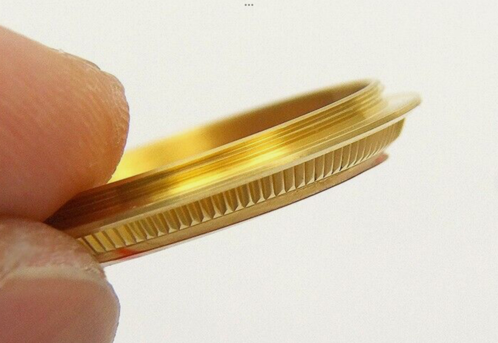 Genuine Rolex Yacht-Master 29mm 69628 69620 18k Solid Yellow Gold Watch Caseback