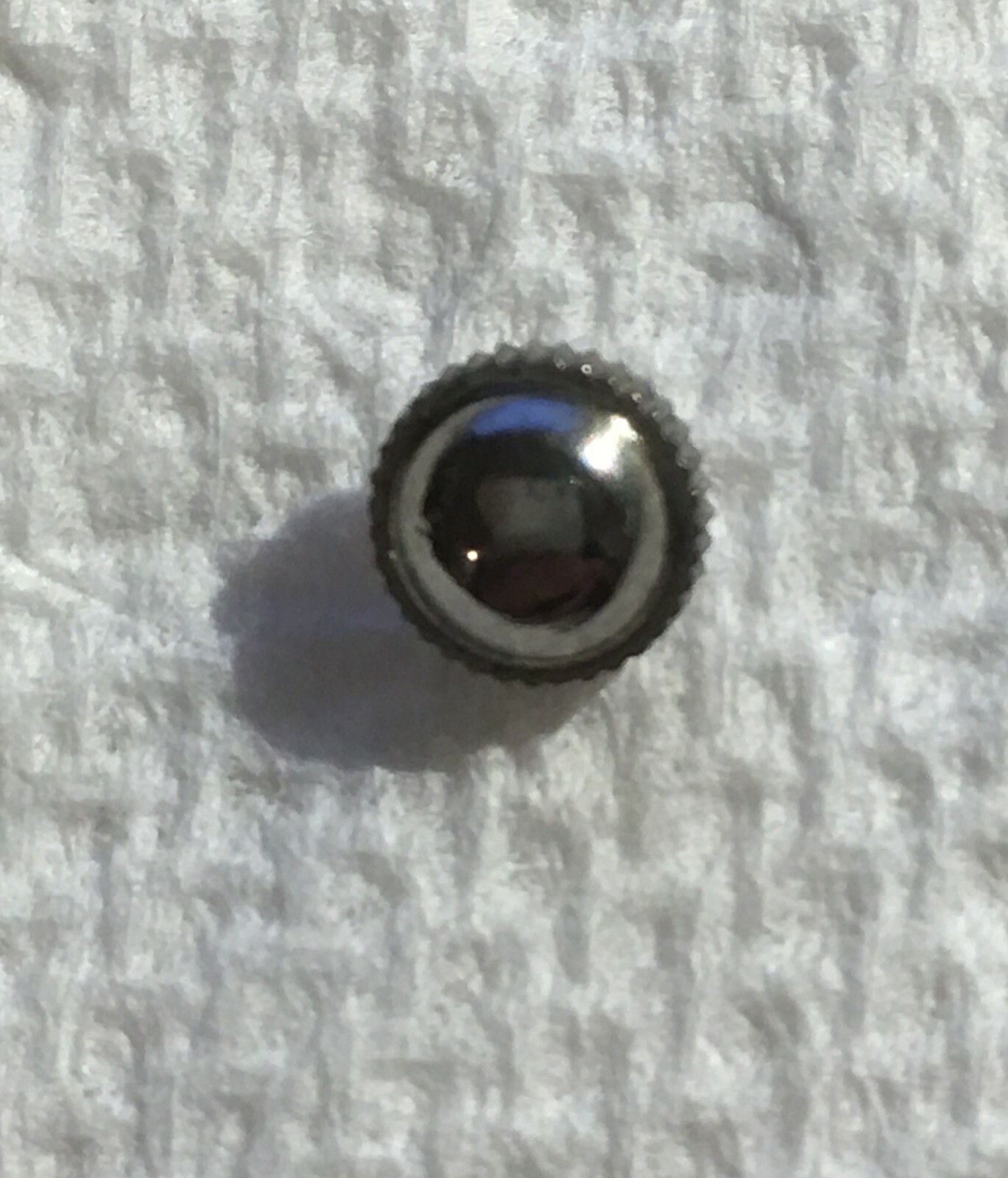S/S CROWNS WATER PROOF TAP 10 OD 5.4 mm DOME MED Post ***20 Pieces***
