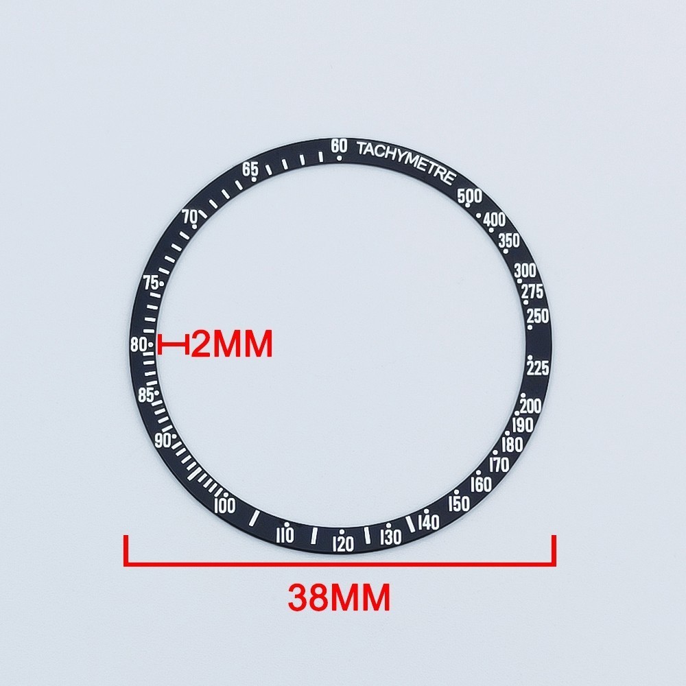 40mm Stainless Watch Case+Strap Mineral glass for VK63 Movement 33.5mm Dial