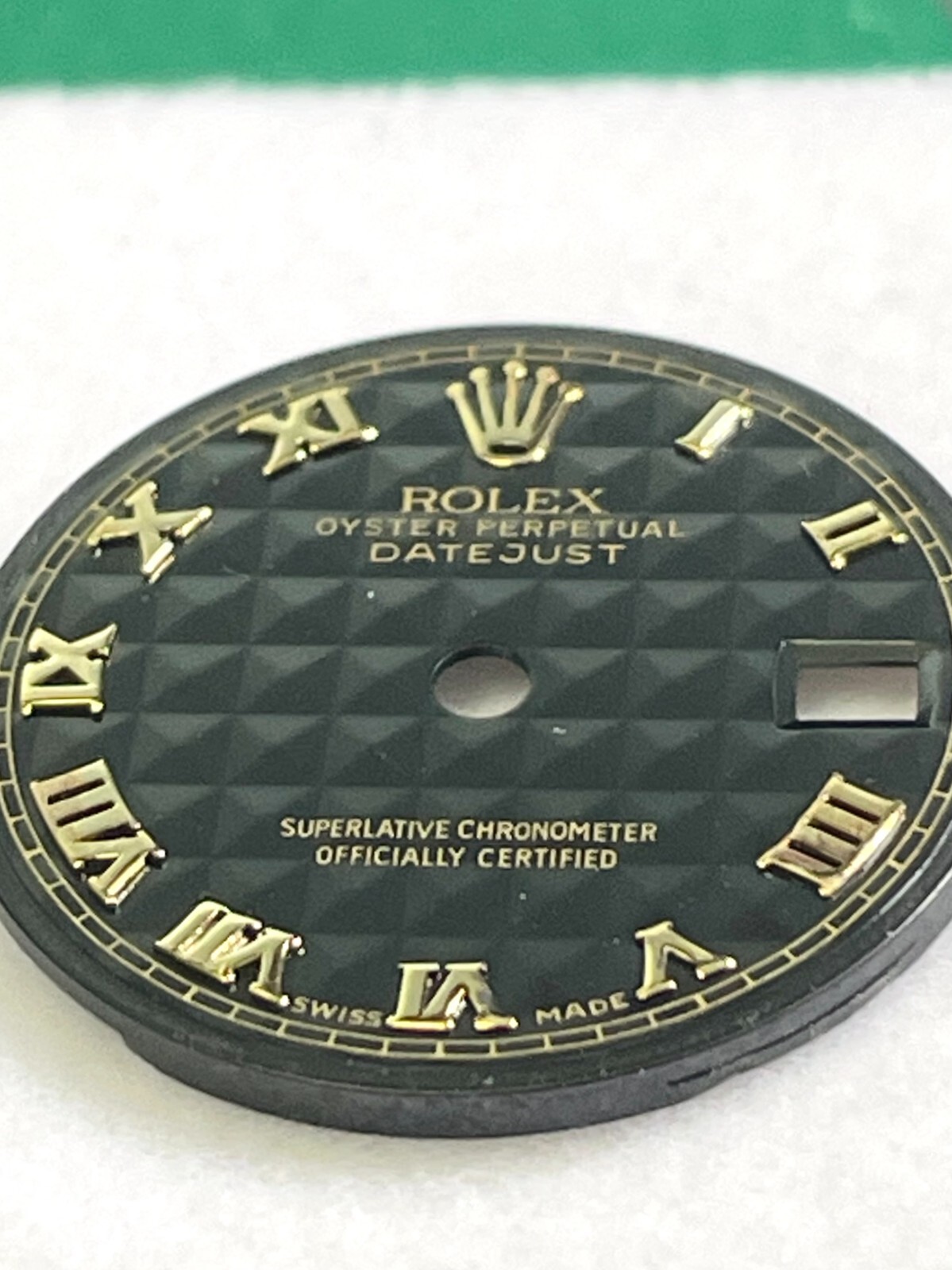 Factory Original Rolex Ladies DateJust Black Pyramid Dial 6917/69178/79173 /