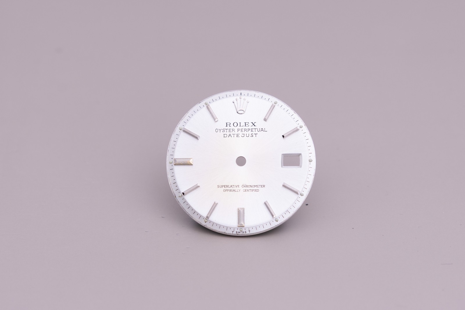 Rolex Mens Datejust silver Stick Dial fat 6 and 9 for 1601 – 1603 FCD15159