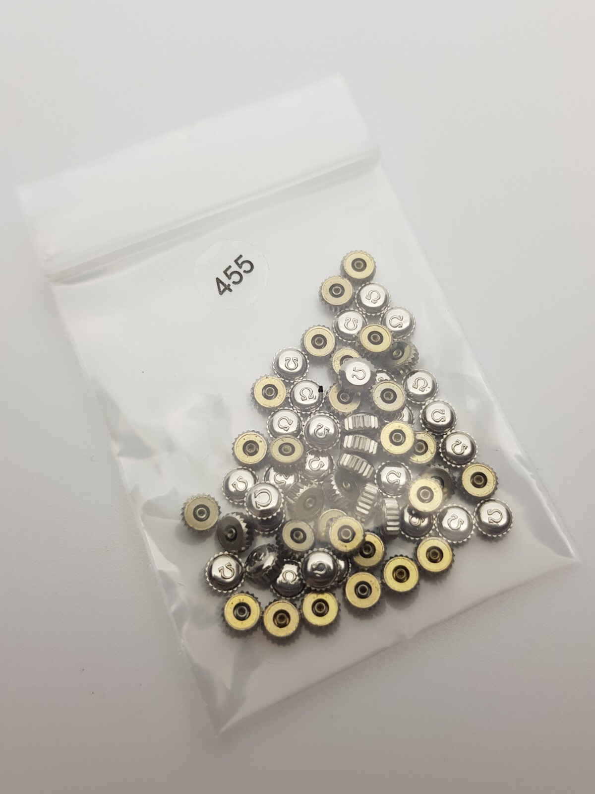 63 Pieces – Omega Crowns – 4,8mm – Parts