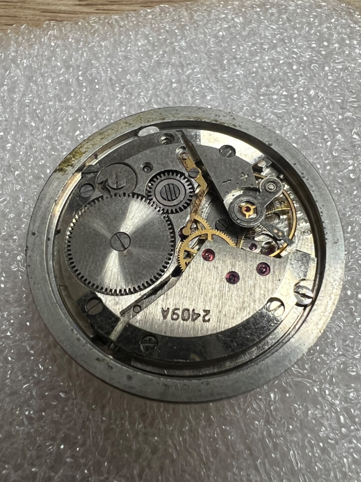 Watch movement USSR Vostok Cal.2409A plus Dial.For parts.